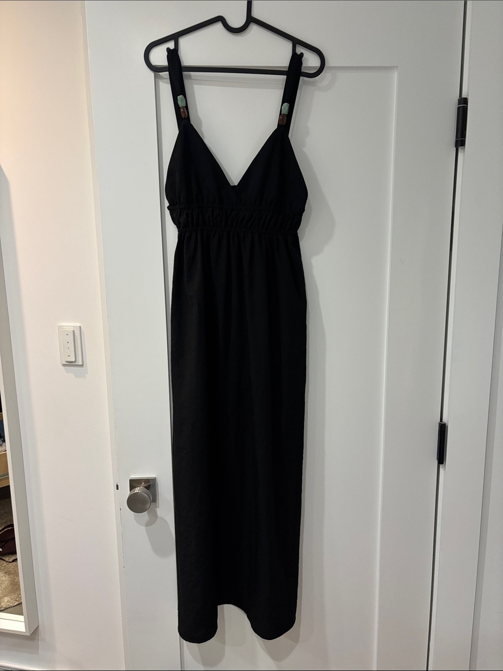 Zara Black Waist Sleeveless with Beaded Straps